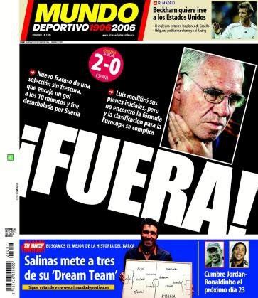 8 Octubre 2006. El Mundo Deportivo | Palabras, palabras ...