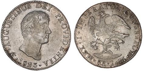 8 Real 1822 First Mexican Empire  1821   1823  Silver ...