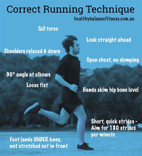 8 tips for excellent running technique