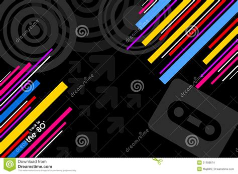 80 s Pop Music Background Stock Images   Image: 31108874