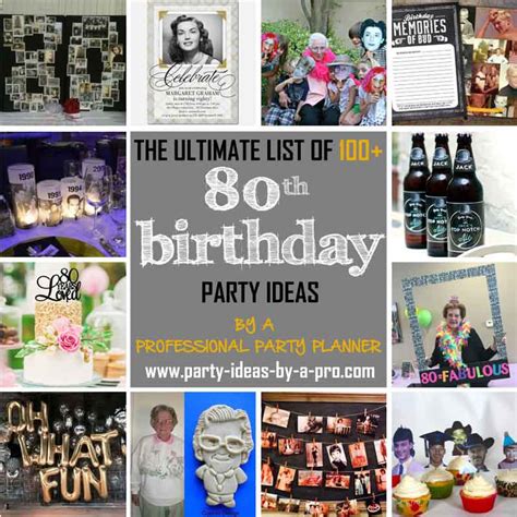 80th birthday party ideas | Gift Ideas | Pinterest | 80 ...
