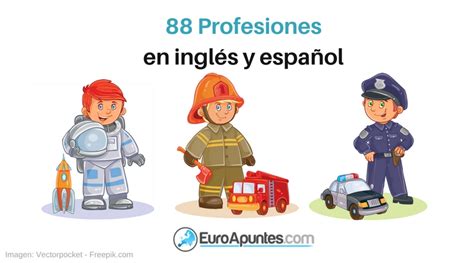 88 profesiones en inglés  español