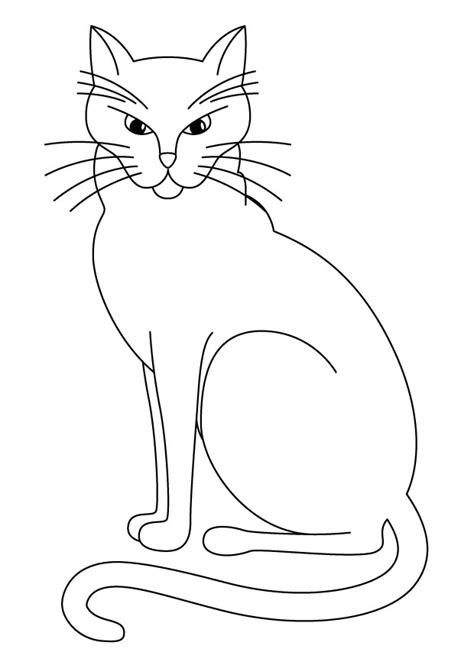89 Dibujos de gatos para imprimir y colorear | Colorear ...