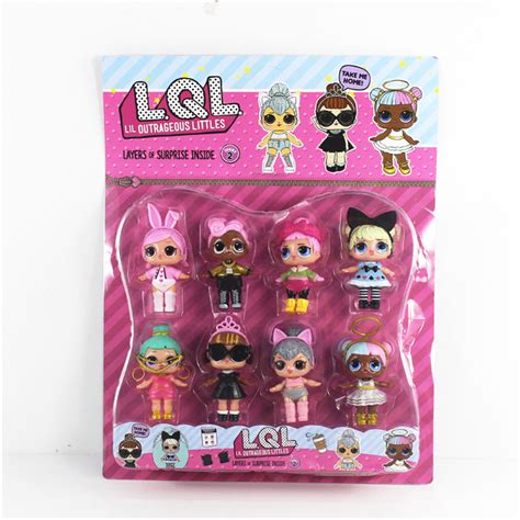 8pcs/set LOL Resin Funny Baby Doll Action Figure Toys ...