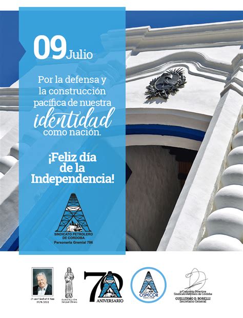 9 de Julio: Día de la Independencia – OSPECOR