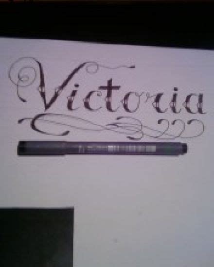 9 Letras para Tatuajes del Nombre Victoria   Letras para ...