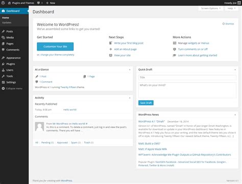 A Beginner’s Overview of the WordPress Admin Area   Theme ...