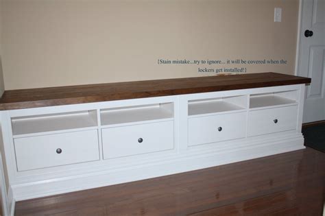{A CHARMING NEST}: {Mudroom Bench}   Ikea hack | There s ...
