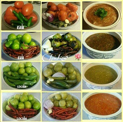 A cocinar diferentes tipos de salsas mexicanas | salsas ...