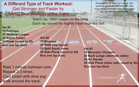 A Different Type of Track Workout to get you Stronger & Faster