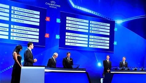 A fase de grupos da Liga dos Campeões da Uefa para a ...