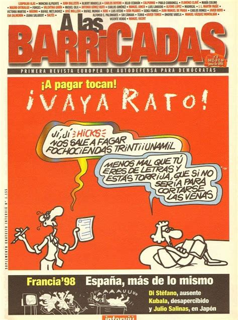 A LAS BARRICADAS  1998, ZETA  6   Ficha de número en ...