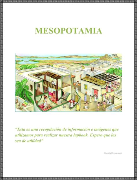 A Life Type – Mesopotamia – Lapbook de History Pockets y ...