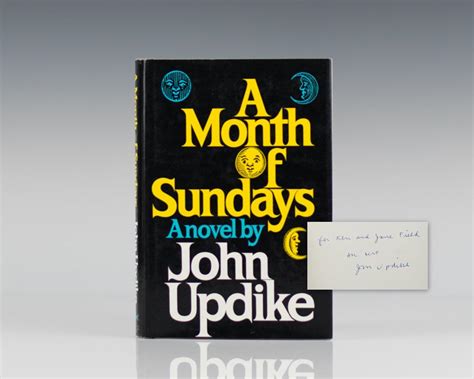 A Month of Sundays John Updike First Edition Signed Rare Book