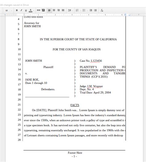 A New Google Docs Pleading for California Lawyers – The ...