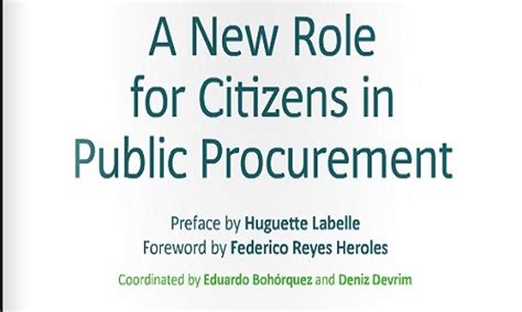 A New Role For Citizens in Public Procurement | Rendición ...