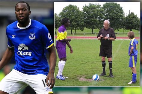 A picture of a 13 year old Romelu Lukaku re emerges ahead ...