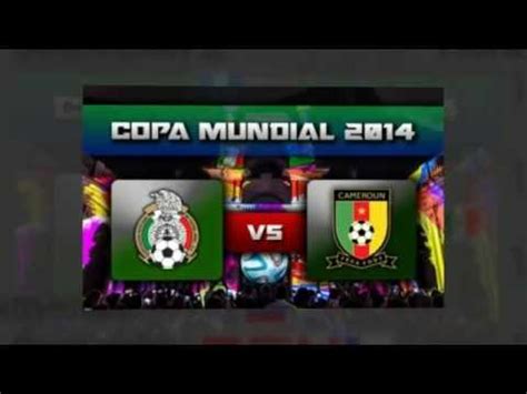 A que hora juega México vs Camerún Partido Mundial Brasil ...