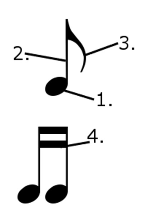 A Quick Guide To The Four Different Parts Of A Music Note