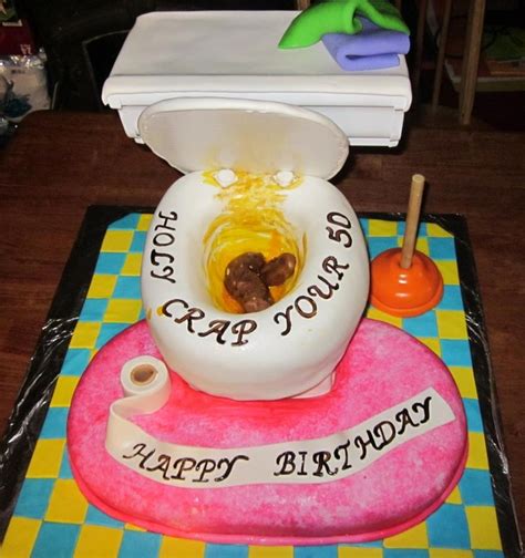 a really funny cake for an  over the hill  birthday ...