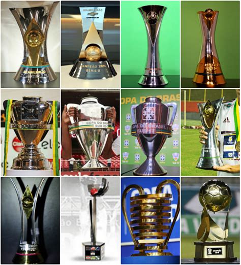 A repaginação dos troféus da CBF, com a Série A e a Copa ...