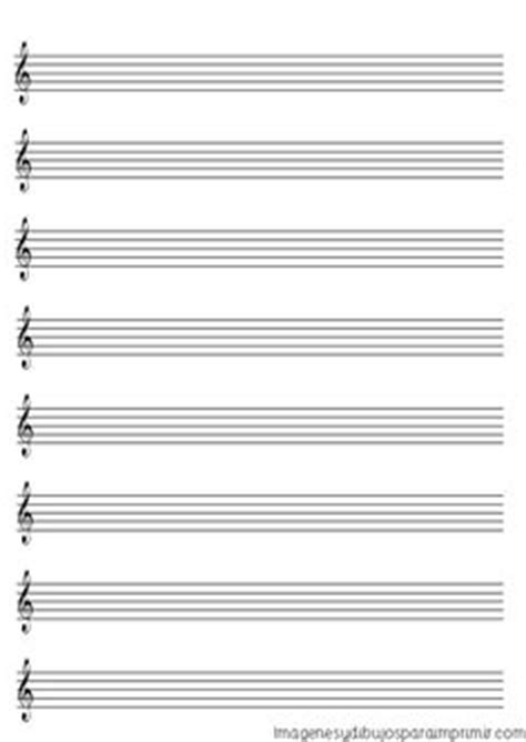 A Simple, Blank sheet of music for musicians hoping to ...
