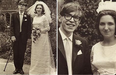 A very dapper Stephen Hawking and his wife Jane in 1965 ...