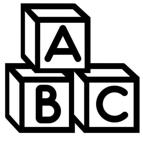 Abc Blocks Black And White | www.pixshark.com Images ...