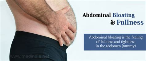 Abdomen Bloating and Fullness   Symptom Evaluation