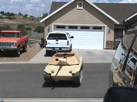 Abrams tank scaled homemade M1 A1   YouTube