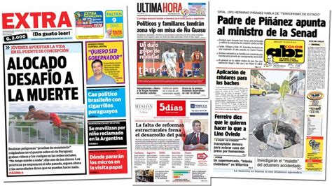 Acá no pasó nada: el principal diario de Paraguay ignoró ...