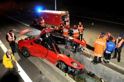 Accidente de un Ferrari F430 en Spa Francorchamps