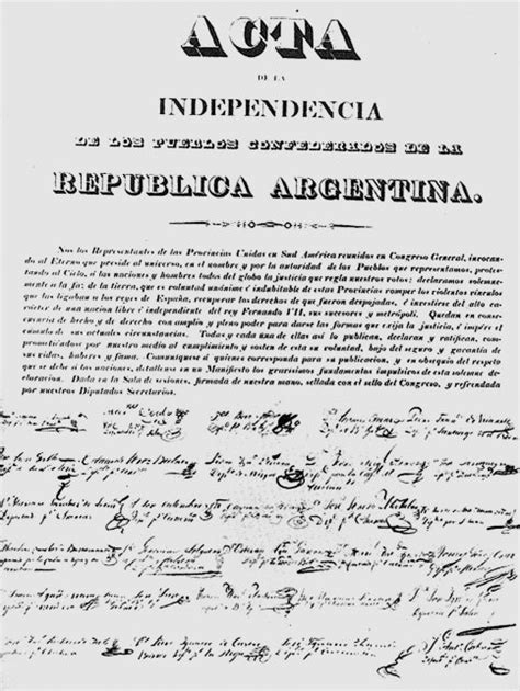 Acta de la Declaración de la Independencia se busca