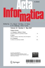 Acta Informatica   Wikipedia