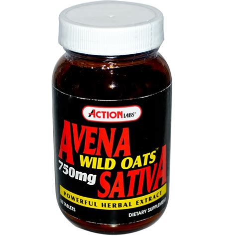 Action Labs, Avena Sativa, Wild Oats, 750 mg, 50 Tablets ...