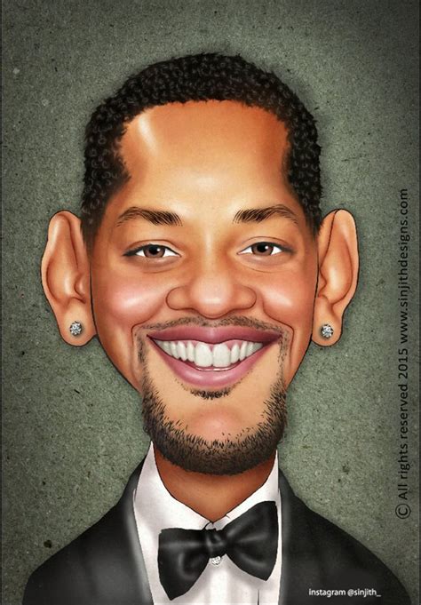 Actor Will Smith   Caricature drawing by sinjith on DeviantArt
