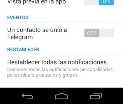 Actualización de Telegram permite eliminar la notificación ...