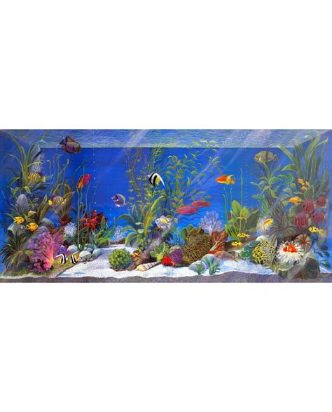 acuario peces tropicales 3D pecera decorativa fantasia ...