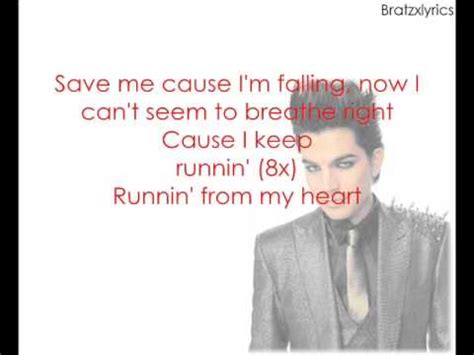 Adam Lambert   Runnin   Lyrics    YouTube