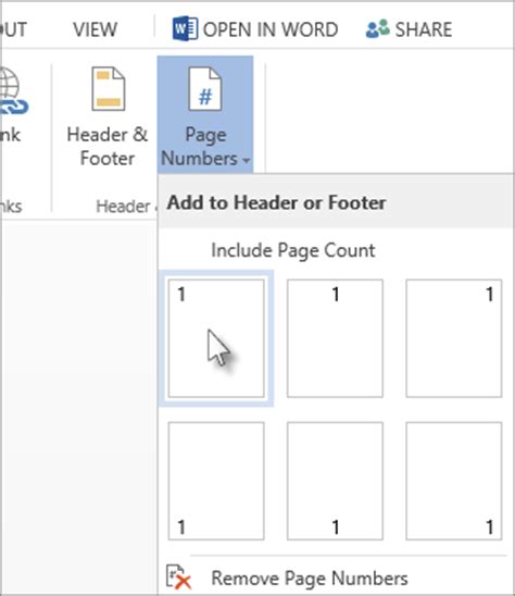 Add / Insert Page numbers in Word « Excelprovegue
