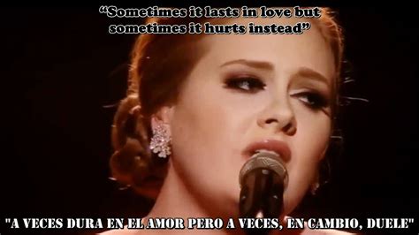 Adele   Someone Like You [subtitulos español + ingles ...