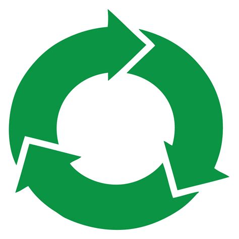 Adhesivo de vinilo símbolo Reciclaje | Animació reciclatge ...
