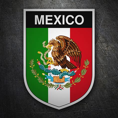 Adhesivo Escudo México | TeleAdhesivo.com