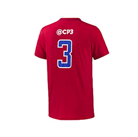 Adidas Camiseta Chris Paul Nº 3 GFX Twitter  rojo/blanco