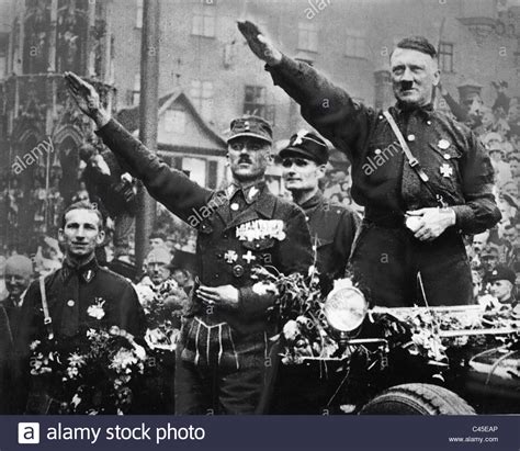 Adolf Hitler and party officials in the Nazi Party in ...