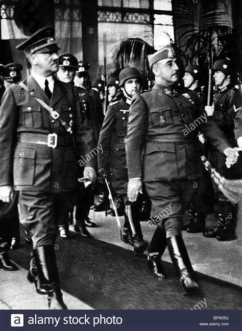 ADOLF HITLER FRANCISCO FRANCO NAZI LEADER & SPANISH ...