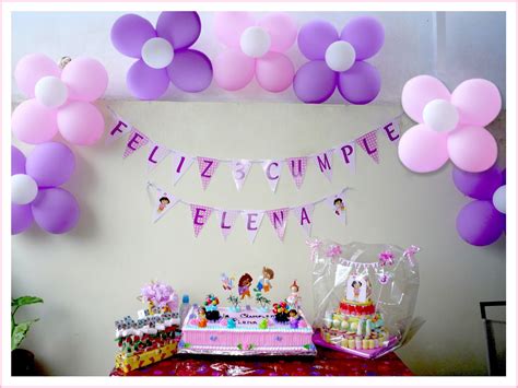 Adornos con globos para cumpleaños de niñita   Imagui