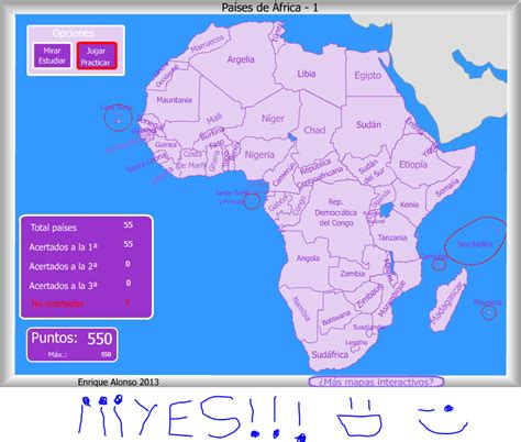 ADRINCLUSIVO: Mapa Flash Interactivo   Países de África
