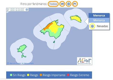 AEMET decreta la alerta por nieve para Menorca – menorca ...