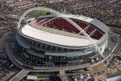 Aerial image of Wembley Stadium, London. | Metro UK